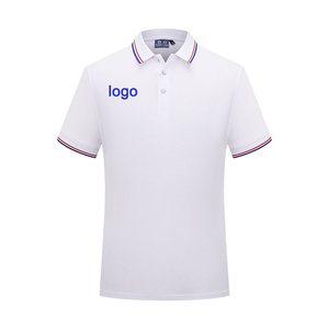 T-shirt polo noir respirant pour homme, personnalisé avec logo, pour le sport, le golf, les voyages, l'extérieur, uni, été - Product Image 5