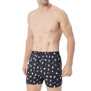 2023ที่ดีที่สุดที่มีคุณภาพส่งออกแฟชั่นบุรุษนักมวยสั้นที่กำหนดเองการออกแบบพิมพ์ผู้ชายสั้นแปนเด็กซ์/ ผ้าฝ้ายจากบังคลาเทศ - Product Image 4