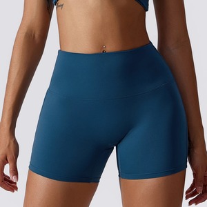 Short pour femme avec logo personnalisé 100% coton Short léger pour femme Short d'entraînement de gymnastique de qualité supérieure - Product Image 1