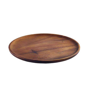 Assiettes de chargement en bois artisanales en Inde vaisselle en bois de mangue de couleur marron naturel au prix le plus bas assiettes de chargeur décor à la maison - Product Image 1