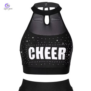 Nouvelle arrivée uniforme de pom-pom girl en polyester et spandex uniforme de pom-pom girl de haute qualité - Product Image 5