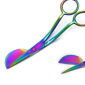 Máquina de cuidado de la belleza, tijeras de bordado, cuchillo de pico de pato, apliques de borde, tijeras de corte de edredón de hilo de acero inoxidable - Product Image 3