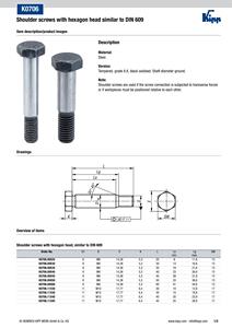 Vis à tête hexagonale K0706 en acier, oxyde noir, filetage long, fixation de précision pour assemblage industriel - Product Image 5