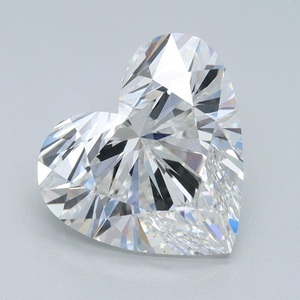 IGI Certifié 4.02 Ct Blanc VS2 Clarity E Color Lab Diamant avec Coeur Cut Lâche Calibré Bijoux pour Elle - Product Image 1