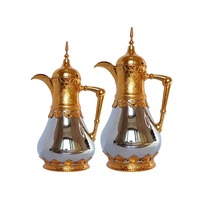 Ketel teh cantik desain terbaru dengan pegangan penjualan terlaris teh Turki Arab Dallah panci masak tren peralatan makan baru