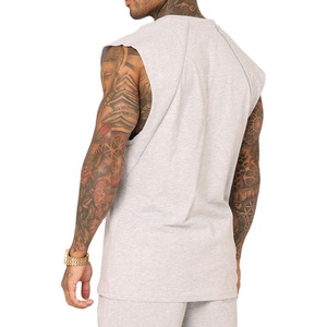 Men's Wear Plus Size Breathable Fashionable Plain Knitted Singlet Cut Out Vest Fitness Streetwear <b>Reflective</b> Vintage Tank <b>Top</b> - Product Image 3