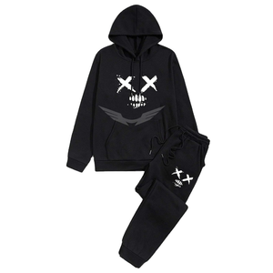 Survêtement d'hiver pour homme 2 pièces respirant 100% coton, design personnalisé, service OEM, grandes tailles - Product Image 1