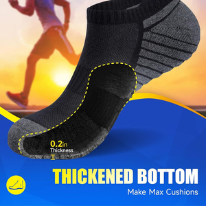 Calcetines atléticos transpirables para hombres y mujeres Calcetines deportivos que absorben la humedad para correr y entrenar - Product Image 2