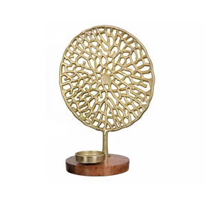 Super Selling Set of Two <b>Candle</b> <b>Stick</b> Holder Handmade Designer High Quality Metal <b>Candle</b> Holder Silver & Gold Color Event Decor - Product Image 5