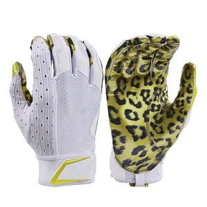 Gants de football pour jeunes de qualité supérieure, design personnalisé, gants de sport en cuir pour hommes avec logo imprimé, prix bas, OEM - Product Image 1