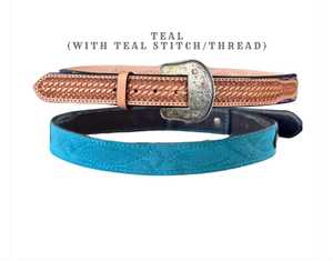 Ceinture de cow-boy et de cow-girl en cuir suédé occidental avec boucle en alliage personnalisable de qualité de marque - Product Image 3