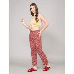 Pijama 100% Algodón Estampado con Bolsillos, Vestido de Dormir Tejido ODM con Cierre de Botones y Cordón, Logotipo Personalizado, Estampado Animal, Talla XS - Product Image 3