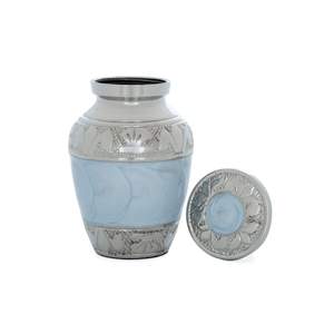 Wholesale Price Customized High Quality Metal Cremation <b>Keepsake</b> Urns Funeral Urns Burial <b>Keepsake</b> for Ashes With Velvet <b>Box</b> - Product Image 2
