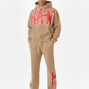 Conjunto Deportivo de Dos Piezas para Hombre, Sudadera con Capucha y Pantalones Deportivos para Invierno, Ropa Deportiva Informal y para Gimnasio - Product Image 6