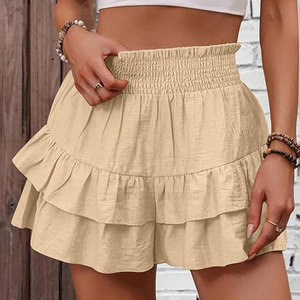 Pantalones cortos con volantes de moda superventas, pantalones cortos de mujer de nuevo estilo de alta calidad, pantalones cortos con volantes para adultos - Product Image 2