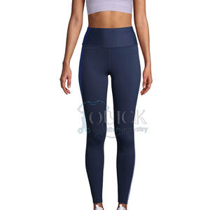 กางเกงเลกกิ้งขายาวสำหรับผู้หญิงกางเกงผ้าสแปนเด็กซ์ไนลอนแบบเต็มตัวกำหนดเอง - Product Image 3