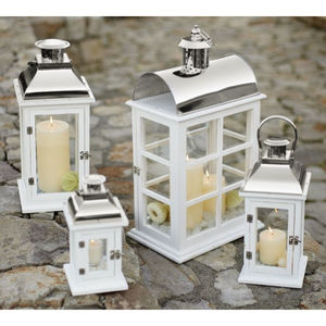 Lot de 2 lanternes en métal et verre cuivre design fabuleux lanterne de décoration de vaisselle classique à prix compétitif - Product Image 5