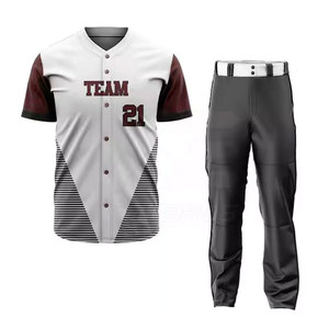 Diseño único personalizado sublimación impresa hombres uniforme de béisbol disponible a precio asequible uniforme de béisbol - Product Image 6