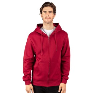 Heather Grey personnalisé fermeture éclair polaire gros Hoodies homme - Product Image 4