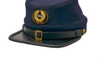 Gorras Kepi de la Más Alta Calidad con Bordado de Corona de Oro Médico y Banda de Lana Americana