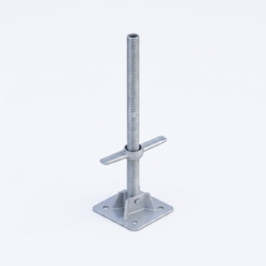 Pied de support réglable galvanisé Ringlock à haute capacité de charge pour la construction et le soutènement - Meilleur prix en gros OEM - Product Image 3