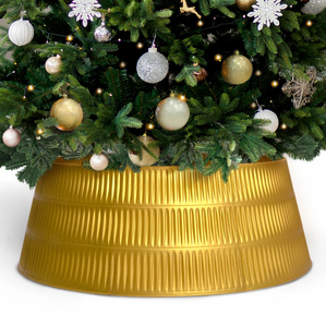 ปกต้นไม้เหล็กสีทองงานฝีมือสำหรับบ้านดีไซน์คลาสสิกตกแต่งต้นคริสต์มาสแบบคลาสสิก - Product Image 1