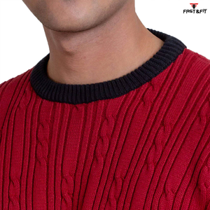 Best Quality Factory Hot Selling Printed Factory Latest Men Fashionable Anti-Wrinkle Knitted Pullover Winter <b>Sweater</b> Front Logo - Product Image 6