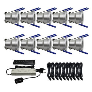 12x3W <span class=keywords><strong>12V</strong></span> Mini <span class=keywords><strong>LED</strong></span> Encastré Projecteurs Ensemble Complet 28mm Dimmable IP65 Étanche Pour Véranda et Jardin - Product Image 3