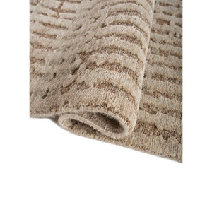 Alfombra Clásica de Lana Color Marfil Uvenuti, Anudada a Mano con Patrón Abstracto para Decoración de Sala de Estar, Tamaño Grande - AIWT-3036(CS-01) - Product Image 2