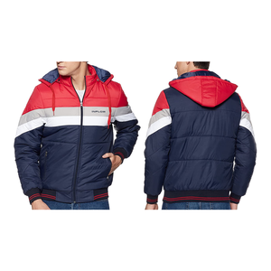 เสื้อแจ็คเก็ตพัฟเฟอร์ผู้ชายแบบมีฮู้ด ผ้าควิลท์ กันน้ำ น้ำหนักเบา พับเก็บได้ ไซส์ใหญ่ ดีไซน์ทรงบับเบิ้ล - Product Image 5