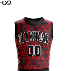 Uniformes de basket-ball personnalisés Débardeurs, uniformes de basket-ball à sublimation, meilleure vente de vêtements de sport imprimés OEM - Product Image 3