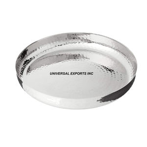 Bandeja de Chocolate martillada de Metal con forma clásica elegante y elegante, mesa decorativa ecológica, venta al por mayor, nueva bandeja de Chocolate - Product Image 6