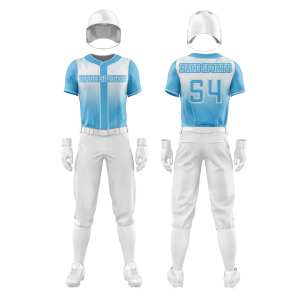 Vêtements de sport unisexe de haute qualité personnalisés vente en gros ensemble uniforme de maillot de baseball et pantalon brodé pour enfants adultes dans les grandes tailles - Product Image 6