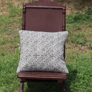 Hand Block Print Cushion <b>Cover</b> Designer Thread Work Pillows for Home Living <b>Sofa</b> and <b>Bed</b> and Balcony Decor Cushion <b>Covers</b> - Product Image 1