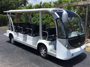 Autobús eléctrico de 15 pasajeros, tipo golf cart, modelo 2014, 72v, para transporte. - Product Image 6
