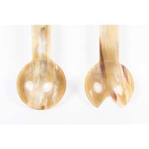 ช้อนชาคุณภาพสูง คลาสสิก เป็นมิตรกับสิ่งแวดล้อม ทำจากเขาสัตว์ธรรมชาติ ขัดเงา ปรับขนาดได้ สำหรับใช้ในบ้าน ร้านอาหาร ครัว ใช้กับกาแฟ - Product Image 1