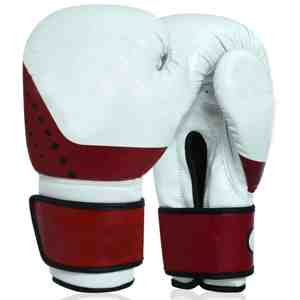 Vente chaude Gants de boxe avec impression de logo personnalisé Cuir de vachette de haute qualité Respirant Conception durable MMA Combat Fermeture à lacets - Product Image 1