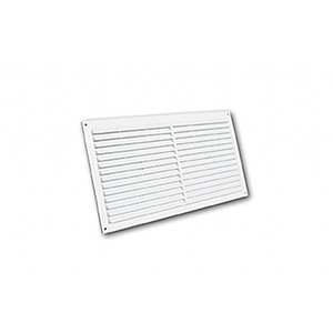 Tecnosystemi GRMF - Rejilla Rectangular Blanca de ABS con Resorte de Fijación - Product Image 1