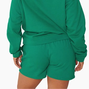 Sweat-shirt d'hiver pour femme, surdimensionné, long, à capuche, en velours chaud, devant ample, coupe décontractée, style streetwear - Product Image 5