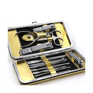 Gold Manual Manicure Set-Stainless Steel <b>Nail</b> Clipper <b>Kit</b> with Travel Case 2-Year Warranty for Men & Women Grooming - Product Image 3