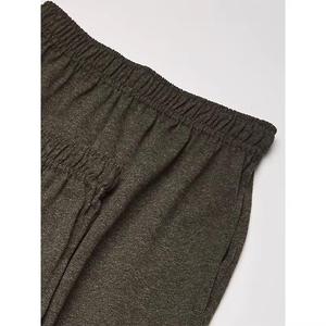 Pantalones cortos de punto de algodón 100% ecológicos para hombre, logotipo personalizado, patrón sólido, ropa informal de cintura media de alta demanda - Product Image 4