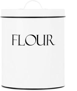 กระป๋องเก็บของในครัวทำจากเหล็กชุบสังกะสี,กล่องเก็บของโลหะสำหรับบ้านแนววินเทจฝาไม้ - Product Image 4