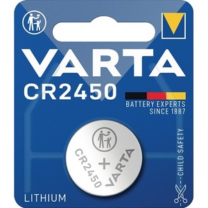 แบตเตอรี่กระดุม VARTA 3V 570mAh รุ่น CR2450 ขนาด 24.5 x 5 มม. - อุปกรณ์เสริมพลังงาน - Product Image 1