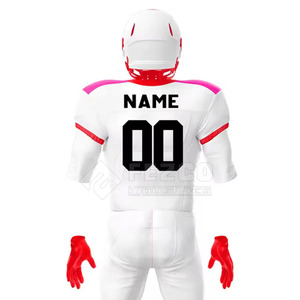 Ensemble d'uniformes de football américain confortable, à bas prix, respirant, professionnel, de haute qualité, léger, à manches courtes pour adultes - Product Image 6