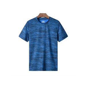 Survêtement de sport d'été de style street pour hommes, ensemble 2 pièces de vêtements pour jeunes à motif uni, chemise à manches courtes ample anti-rides - Product Image 4