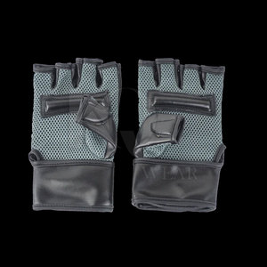 Guantes de MMA con dedos abiertos para grappling y golpes, con correa ajustable y ajuste cómodo - Product Image 4