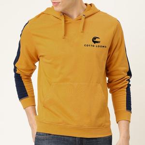 Sweats à capuche pour hommes respirant couleur unie taux d'usine polaire coton mélangé pull premium streetwear nouveauté de haute qualité - Product Image 2