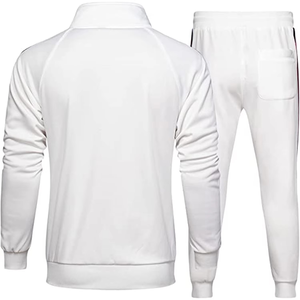 Track Suit High Quality Wholesale Oversize Sports Gym Unisex Sweat Suit Custom Zipper Jogger Printed Solid Breathable - Product Image 2