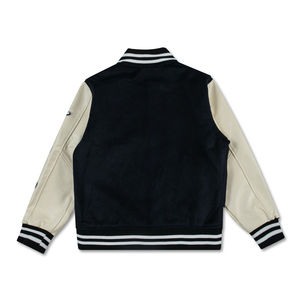 Veste Letterman grande taille en polyester avec patchs en chenille de qualité personnalisée logo brodé pour hommes femmes veste inspirée du basket-ball - Product Image 4