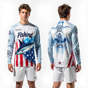 Camiseta de Pesca de Manga Larga para Hombre de Alto Rendimiento, Personalizable con Material DryFit y Protección Solar UPF 50 - Product Image 2
